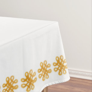 Gold Celtic Knot 60 x 104 Tablecloth