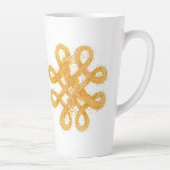 GOLD CELTIC KNOT Tall Tapered Mug (Right)