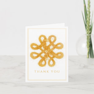 GOLD CELTIC KNOT Thank You Notecard