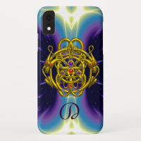 GOLD CELTIC KNOTS WITH TWIN DRAGONS