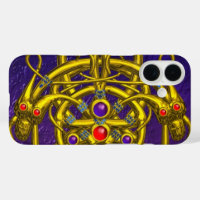 GOLD CELTIC KNOTS WITH TWIN DRAGONS