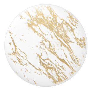 Gold Ceramic Knob