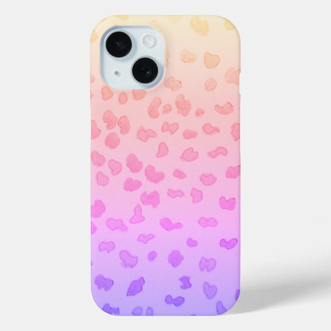 Gold Cheetah iPhone Case (Back)