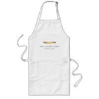 Gold Chef's Knife Logo Catering Restaurant
