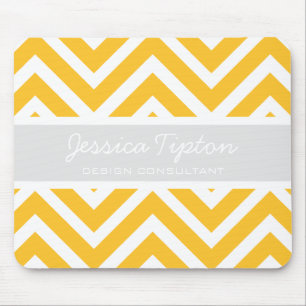 Gold Chevron Mousepad   TBM
