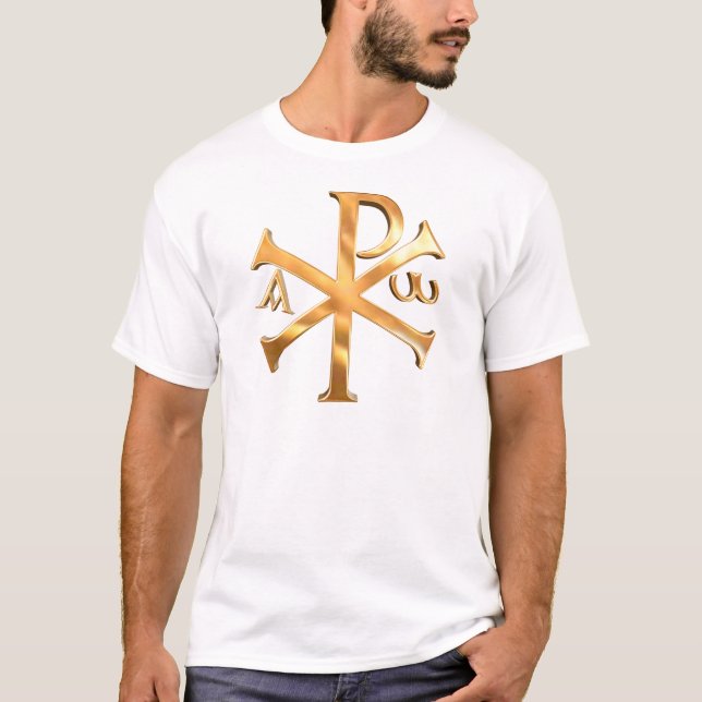 Gold Chi-Rho T-Shirt (Front)