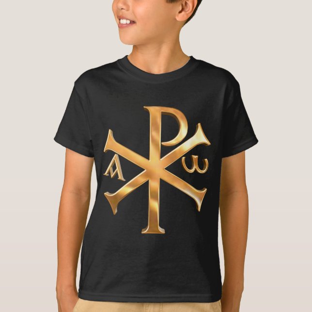 Gold Chi-Rho T-Shirt (Front)
