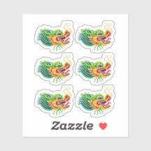 Gold Chinese Dragon Head