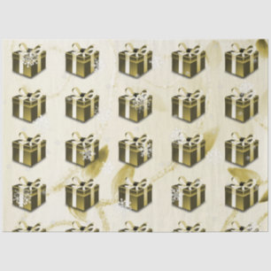 Gold Christmas Gift Tissue Paper