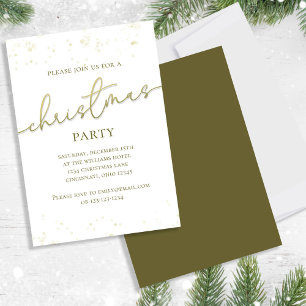 Gold Christmas Party Script Template