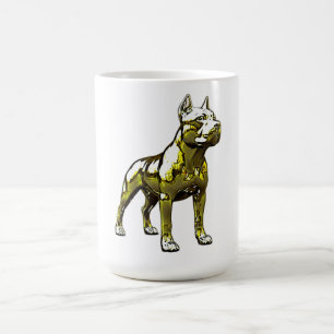 Gold Chrome Bully Coffee Mug