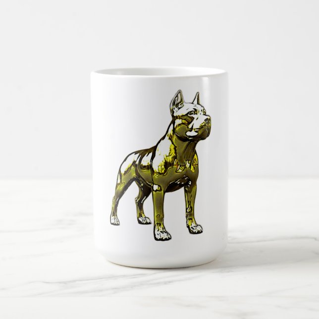 Gold Chrome Bully  Coffee Mug (Center)