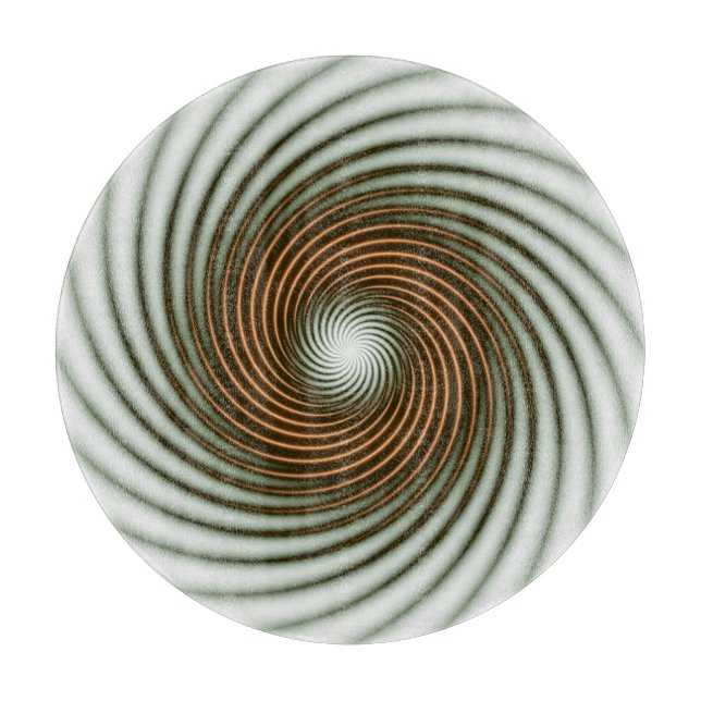 Gold Circle Spin Cutting Board (Front)