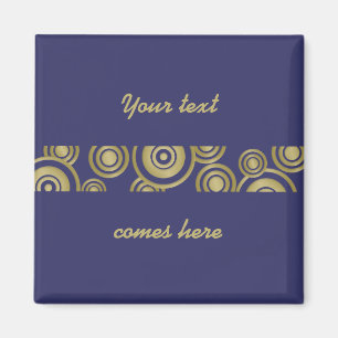 gold circles magnet