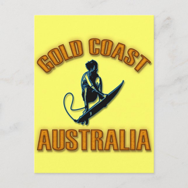 GOLD COAST AUSTRALIA POSTCARD (Front)
