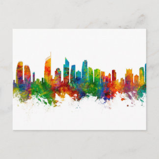 Gold Coast Australia Skyline Postcard