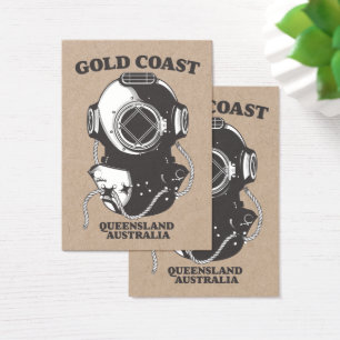 Gold Coast Queensland Australia diving poster