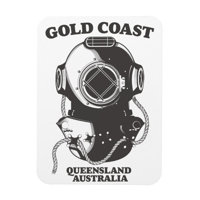 Gold Coast Queensland Australia diving poster Magnet (Vertical)