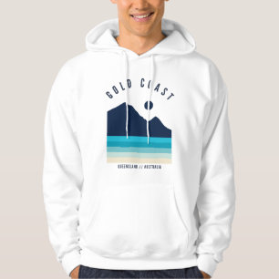 Gold Coast Queensland Australia Retro Vintage Hoodie