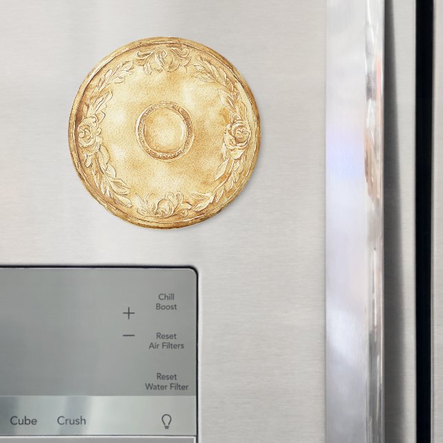 Gold Coin Magnet (In Situ (Fridge))