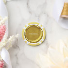 Gold Coin Name Monogram Initial