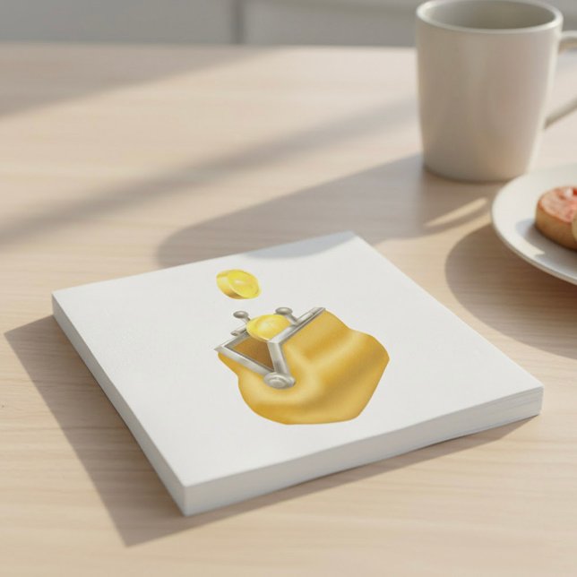 Gold Coin Purse Napkin (Creator Uploaded)