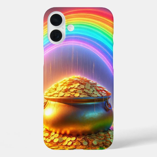 Gold Coin Treasure Phone Case (Back)