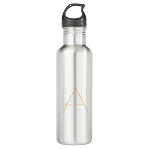 Gold Color Monogram Professional Custom 710 Ml Water Bottle