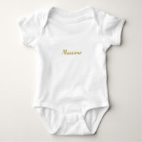 Gold Colour Calligraphy Elegant Plain Simple Name