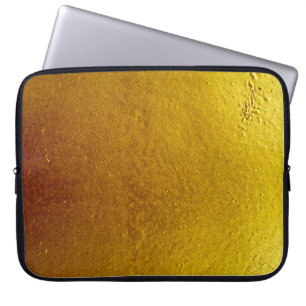 Gold colour cement wall texture background abstrac laptop sleeve