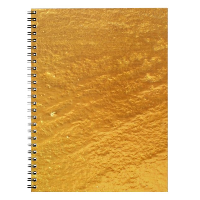 Gold colour concrete wall textureabstract, ancient notebook (Front)