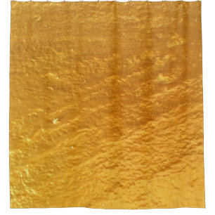 Gold colour concrete wall textureabstract, ancient shower curtain