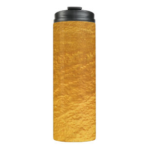 Gold colour concrete wall textureabstract, ancient thermal tumbler