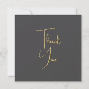 Gold Colour Handwriting Professional Custom Holiday Card