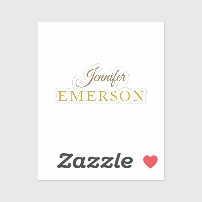 Gold colour name professional minimalist modern   (Sheet)
