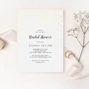 Gold Confetti Bridal Shower Gold