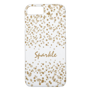 Gold Confetti Glam Glitter Sparkle iPhone 8/7 Case