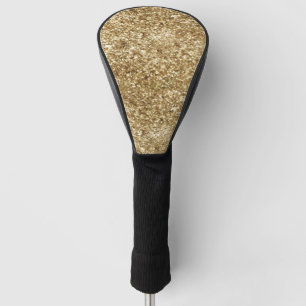 Gold Confetti Glitter Golf Head Cover