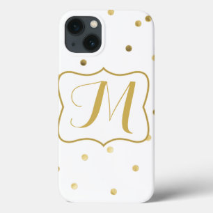 Gold Confetti Monogram IPAD AIR Case