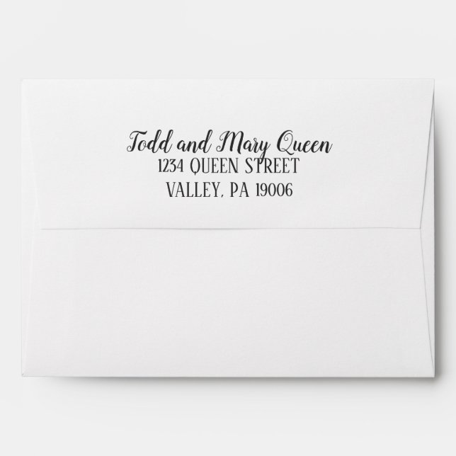 Gold Confetti Retirement Invitation Envelope (Back (Top Flap))