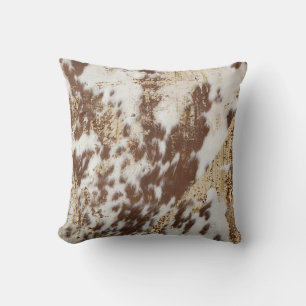Gold Cowhide  Cushion