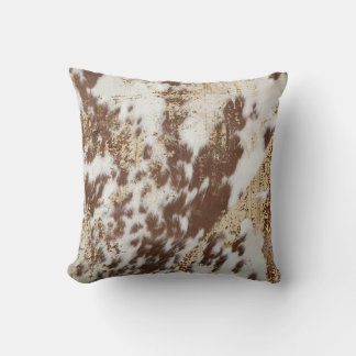 Gold Cowhide  Cushion