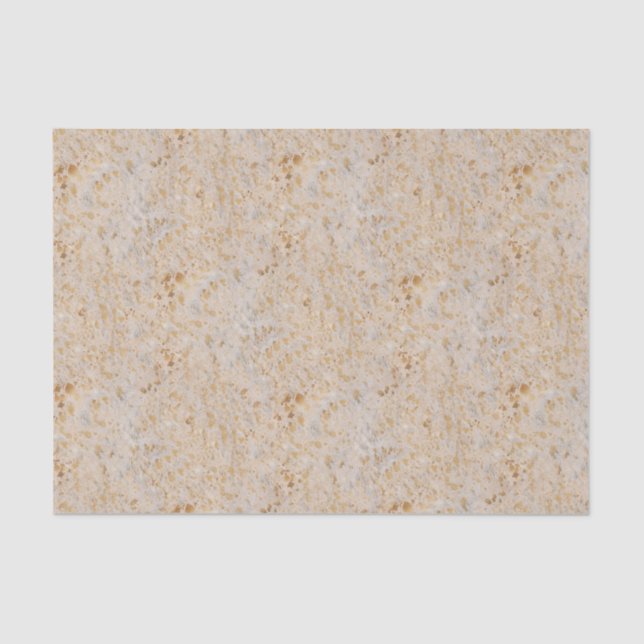 Gold Cowhide Print Metallic Western Rodeo Tissue Paper (Front)