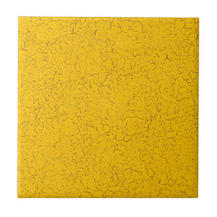 Gold Crackle Glaze Solid Colour Tile