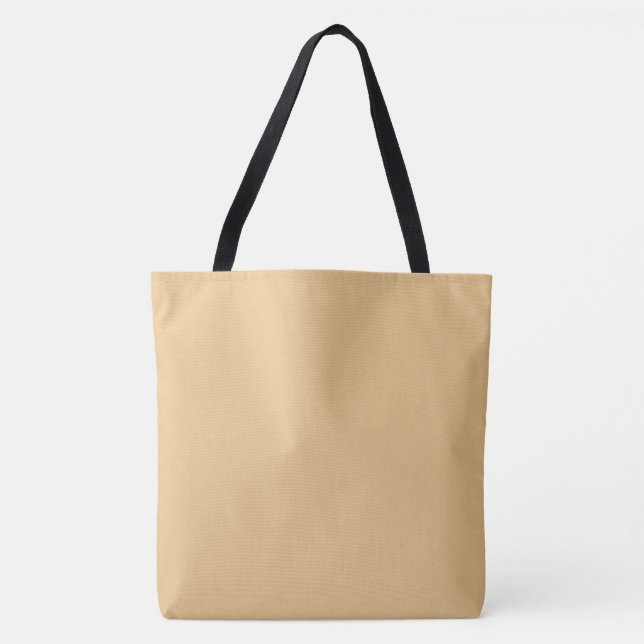 Gold Crayola Solid Plain Colour Tote Bag (Front)