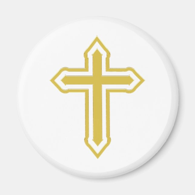 Gold Cross Magnet (Front)