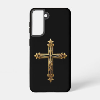 Gold Cross Samsung Galaxy Case