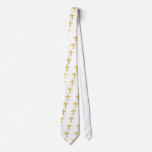 Gold Cross Tie