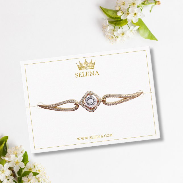 Gold Crown Bracelet Display Card (Creator Uploaded)