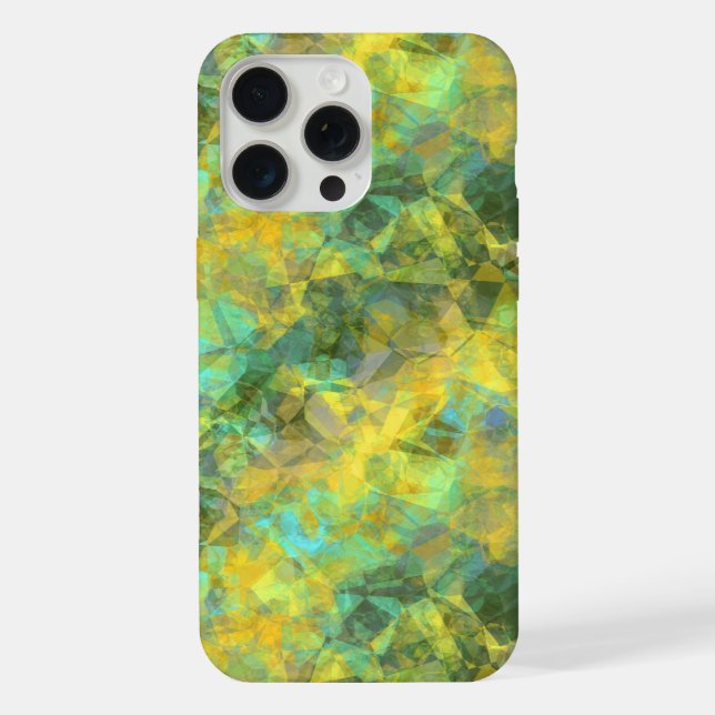 Gold Crumpled Texture iPhone Case (Back)